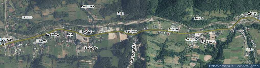 Zdjęcie satelitarne Osiedle Sojkówka os.